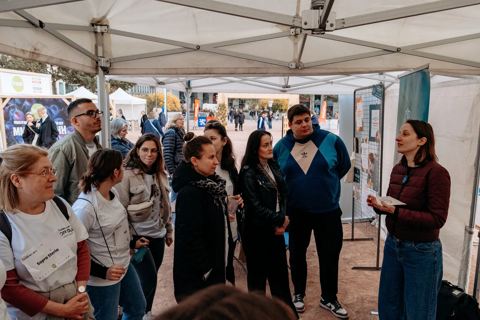 Un atelier sur le climat avec une équipe de salariés